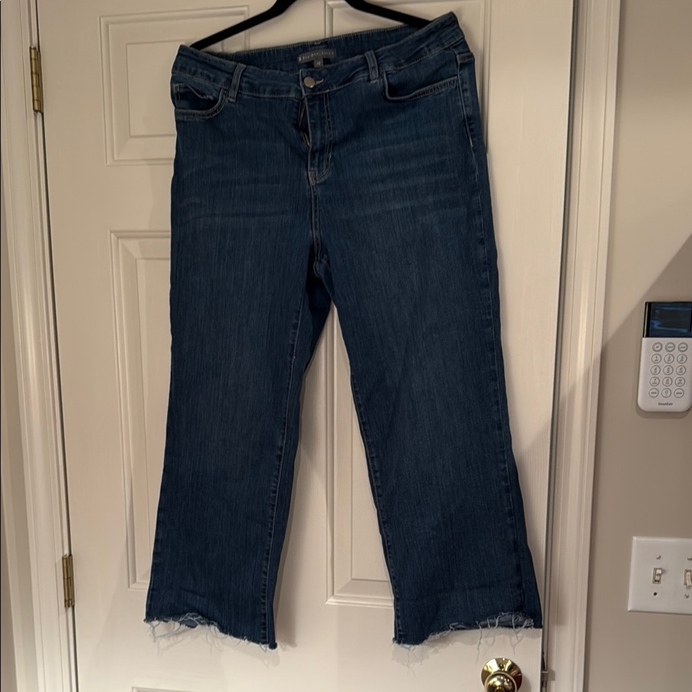 Elliott Lauren Blue Cropped Jeans 12 EUC